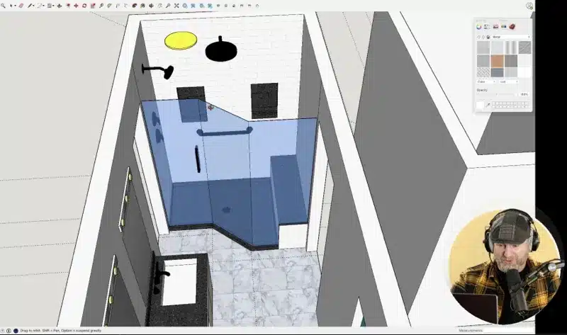 Bathroom Layout 3d Design