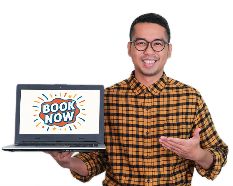 Book Now Promotional Image