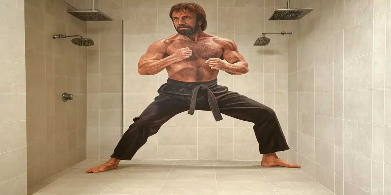Chuck Norris Bathroom Meme 2