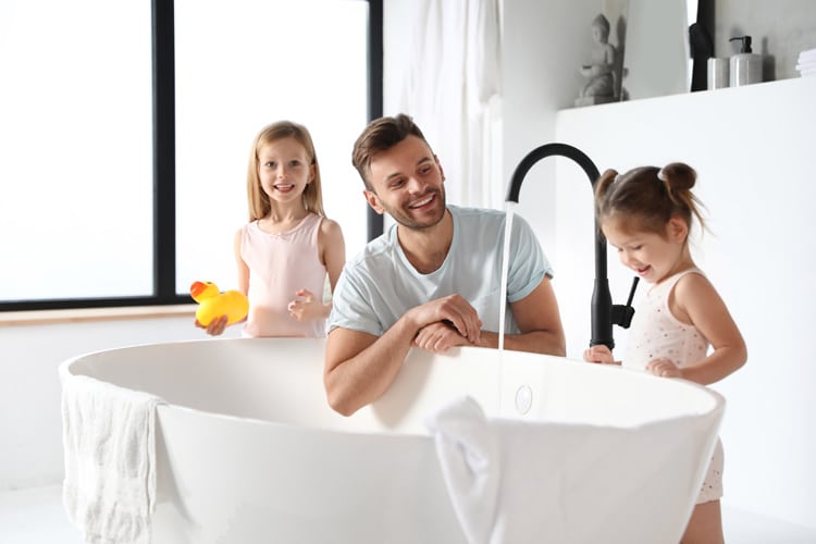 Family Bathtub Fun