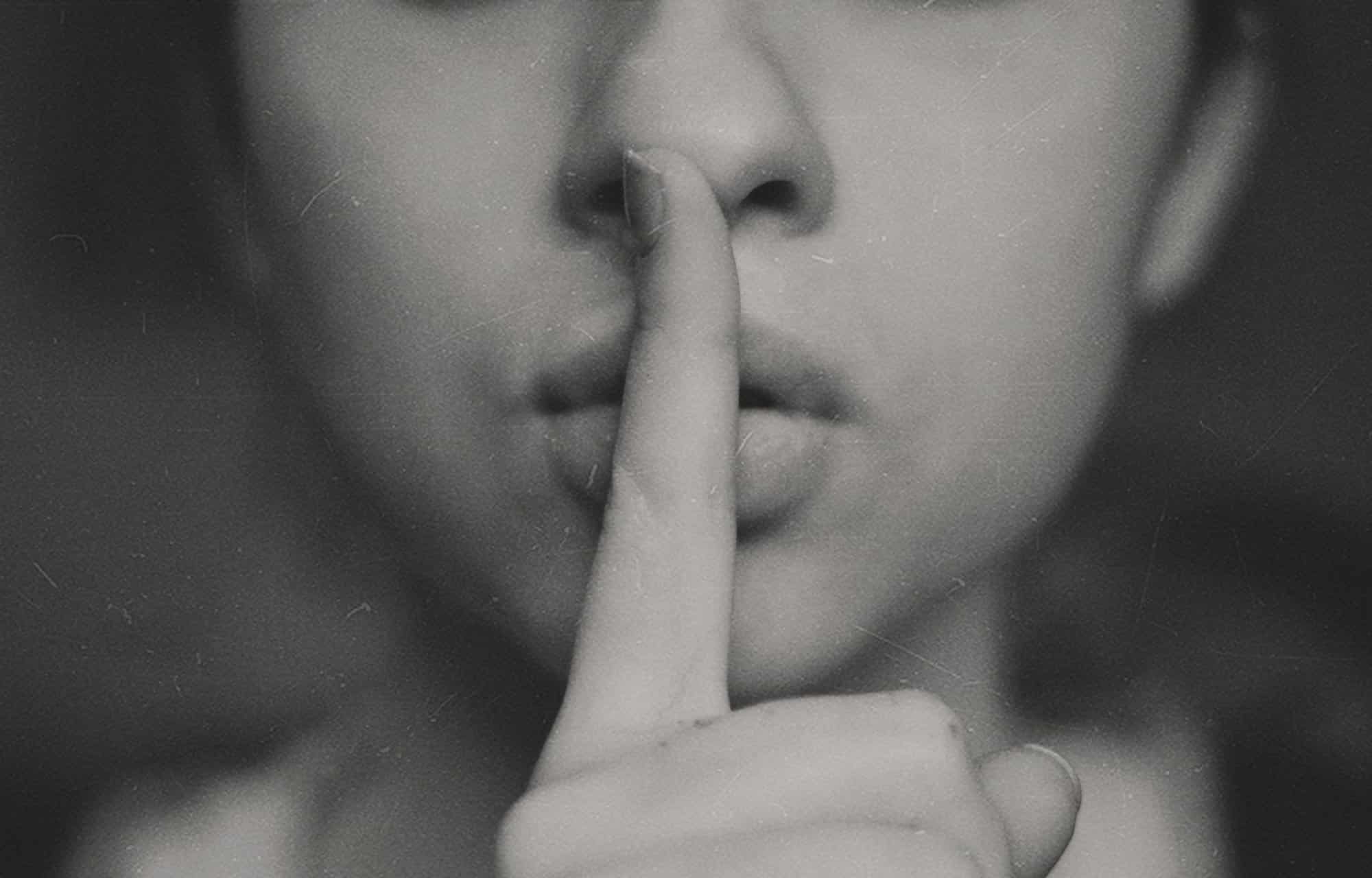 Shhh Gesture Close Up Bathroom Remodeling