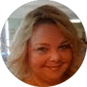 Smiling Blonde Woman Profile Photo