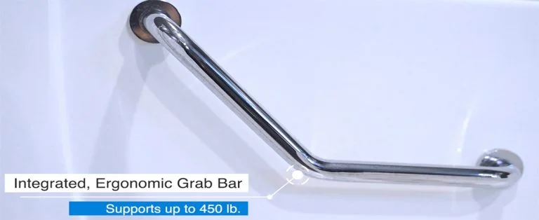 Integrated grab bars