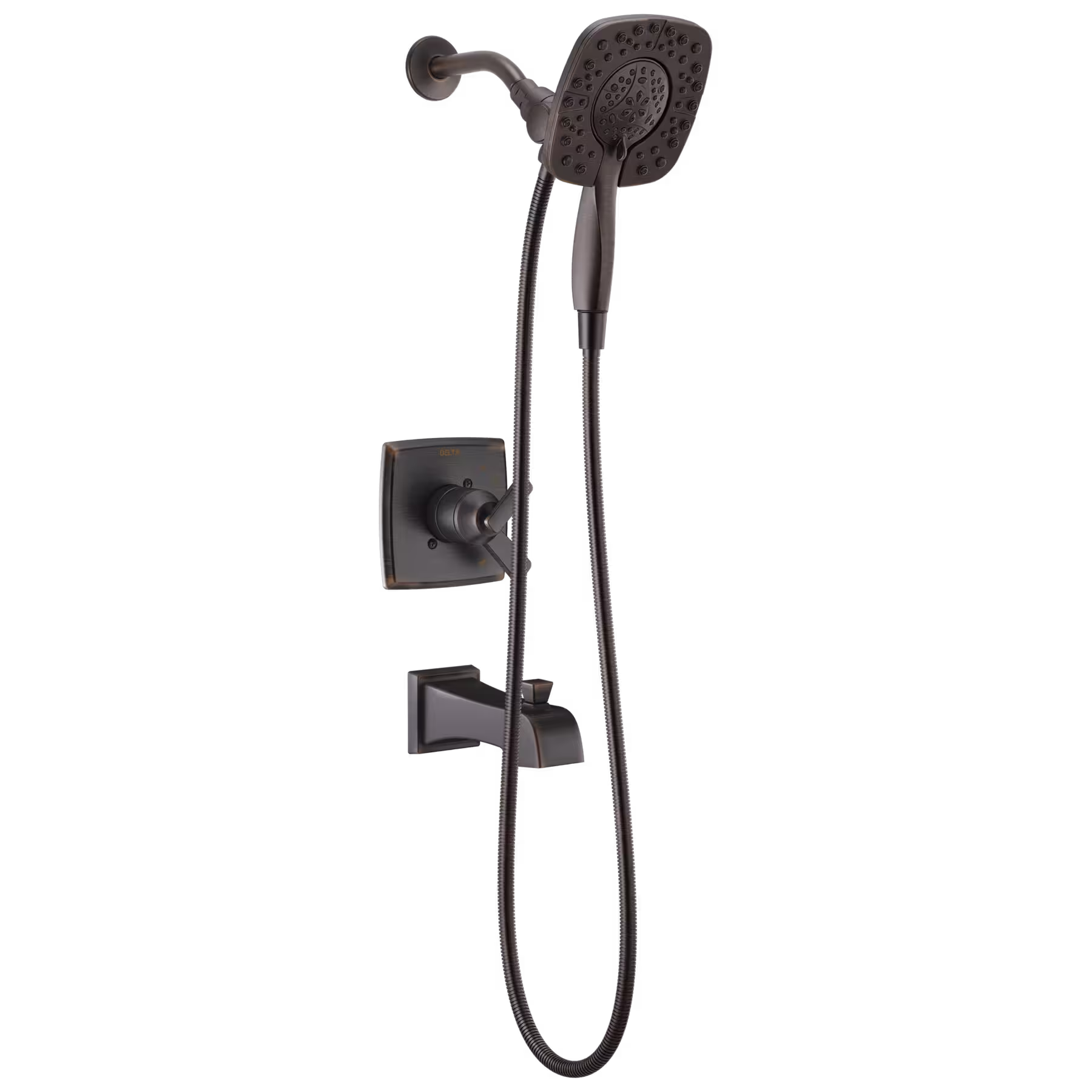 Delta showerhead in Venetian Bronze