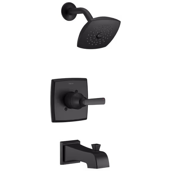 Delta showerhead in Matte Black